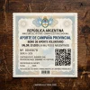 Bono de Campaña Provincial con Código QR de Verificación